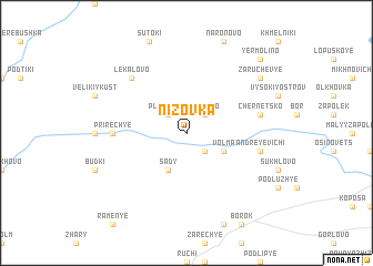 map of Nizovka