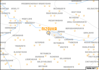 map of Nizovka