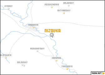 map of Nizovka