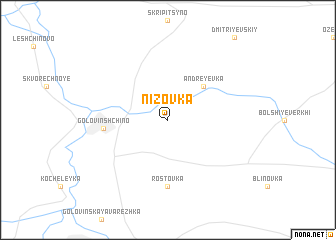 map of Nizovka