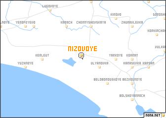 map of Nizovoye