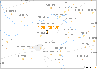 map of Nizovskoye