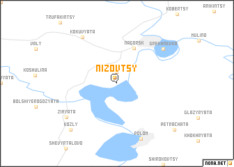 map of Nizovtsy