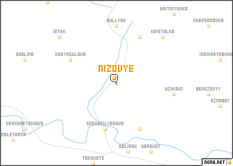 map of Nizov\