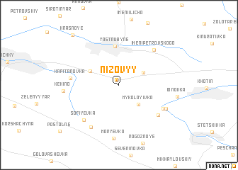 map of Nizovyy