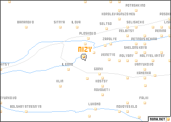 map of Nizy