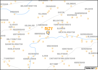 map of Nizy