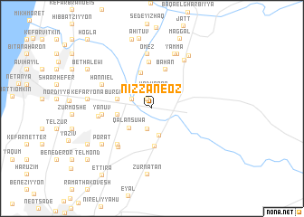 map of Niẕẕane ‘Oz