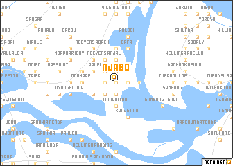 map of Njabo