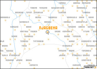 map of Njagbema