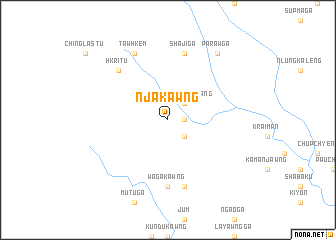 map of Njakawng