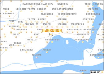 map of Nja Kunda