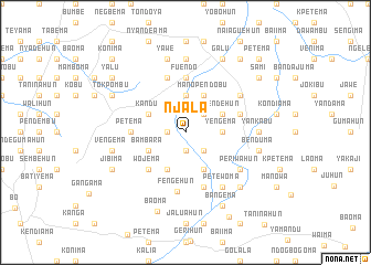 map of Njala