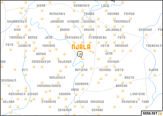 map of Njala