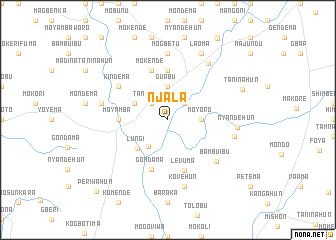 map of Njala