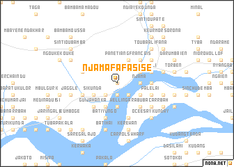map of Njama Fafa Sise