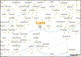map of Njama