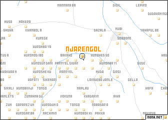 map of Njarengol