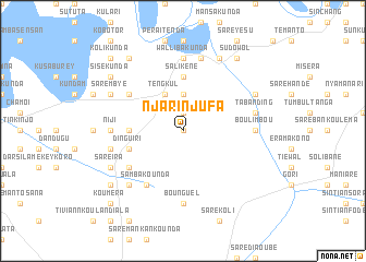 map of Njarinjufa