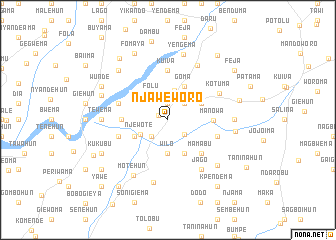 map of Njaweworo