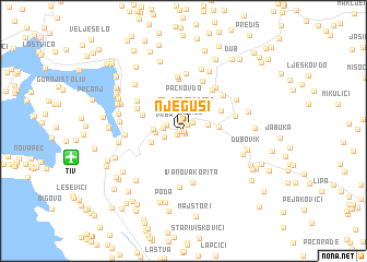 map of Njeguši