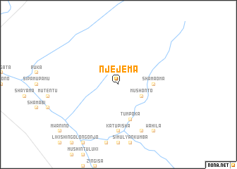 map of Njejema