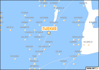 map of Njekwa