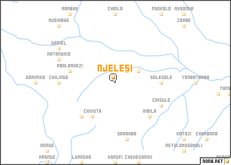 map of Njelesi