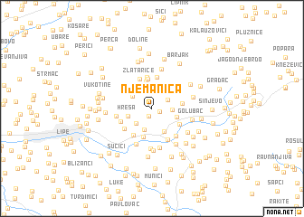 map of Njemanica