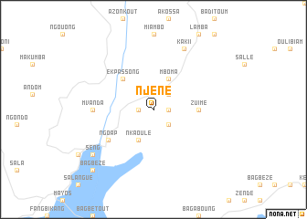 map of Njéné