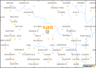 map of Njeni