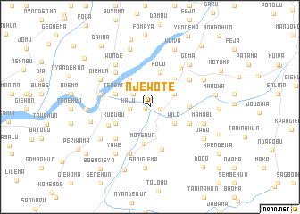 map of Njewote