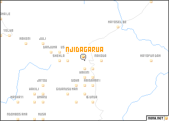 map of Njida Garua