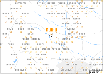 map of Njiku