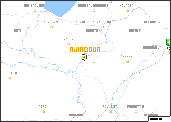 map of Njindoun