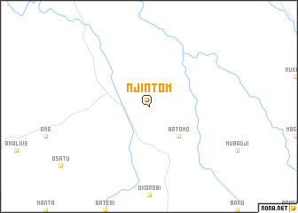map of Njintom