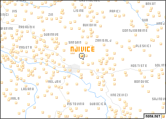 map of Njivice