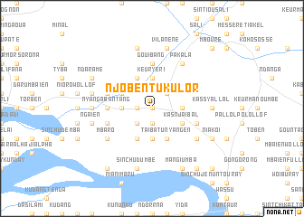 map of Njoben Tukulor