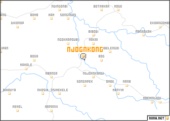 map of Njognkong