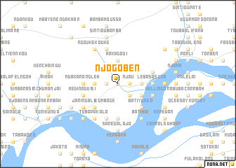 map of Njogoben