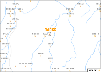 map of Njoka