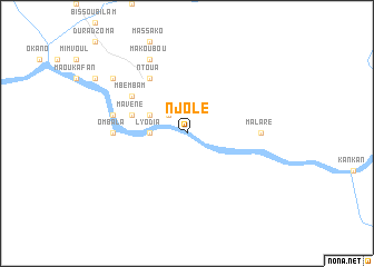 map of Njolé