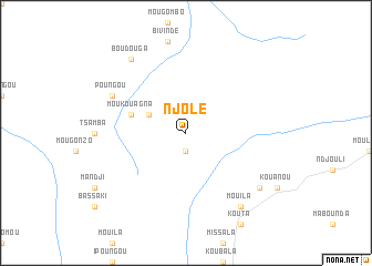 map of Njolé