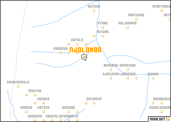 map of Njolomba