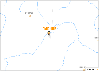 map of Njombe