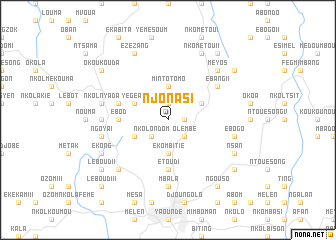 map of Njon Asi