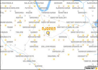 map of NʼJoren
