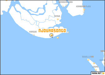 map of Njouma Songo