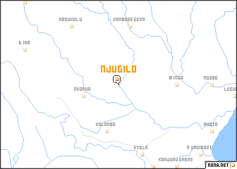 map of Njugilo