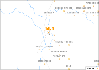 map of Njum